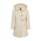 Cappotto ragazza panna