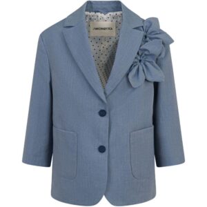 Giacca bambina blu avio