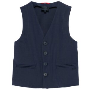 Gilet bambino blu