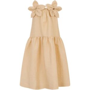 Abito bambina beige