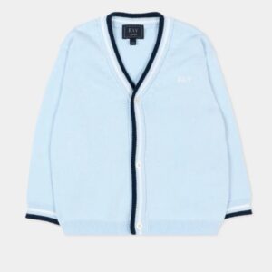 Cardigan bambino celeste