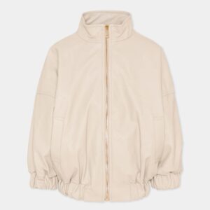 Giubbotto bambina beige