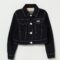 Giubbotto bambina denim scuro