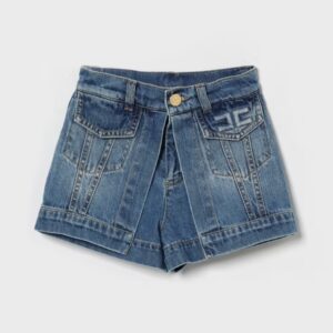 Short bambina denim