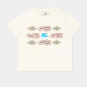 T-shirt neonato panna