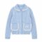 Cardigan Bambina Celeste