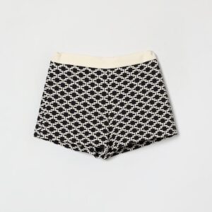 Shorts Baby Nero ed Avorio