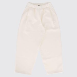 Pantalone Bambina Bianco Panna